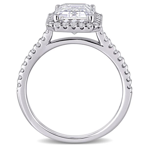 Gemstone Classics™ 10kt. White Gold 2 7/8ctw. Moissanite Ring