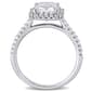 Gemstone Classics™ 10kt. White Gold 2 7/8ctw. Moissanite Ring - image 4
