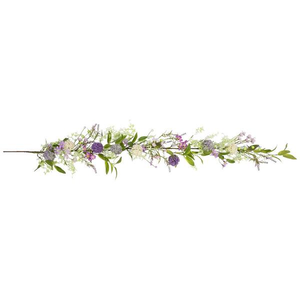 Northlight Seasonal Artificial Wildflower & Berry Spring Garland - image 