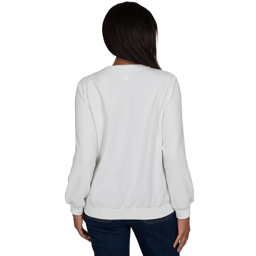 Petite Alfred Dunner Classics Floral Embroidered Sweatshirt