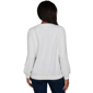 Petite Alfred Dunner Classics Floral Embroidered Sweatshirt - image 3