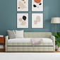 Rize Home Tufted Daybed with Trundle