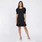 Petite MSK Puff Sleeve Dot Ruffle Hem Shift Dress - image 1