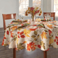 Threadmade Autumn Leaves Fall Printed Tablecloth - image 6