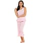 Womens Elizabeth & Nicole Sleeveless Floral Ruffle Tank Set - image 1