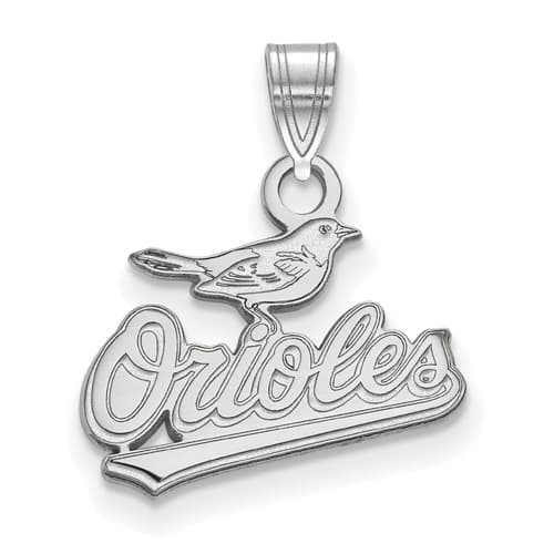 Unisex MLB Baltimore Orioles Small Pendant - image 