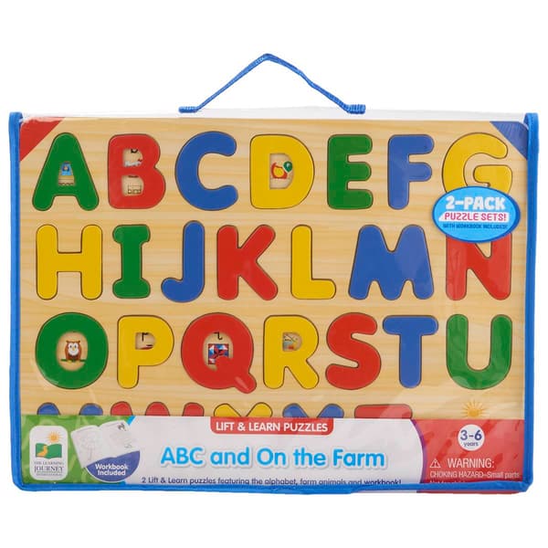 The Learning Journey Lift & Learn ABC Puzzle/Farm Book