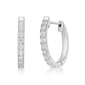 Brilliant Grown 5/8ctw. Lab-Grown Diamond Hoop Earrings - image 2