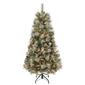 National Tree 4.5ft Perry Hard Needle Pre-Lit Pine Christmas Tree - image 1