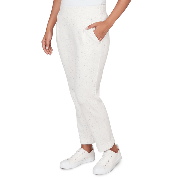 Petite Ruby Rd. Jetsetter Ultra Soft Knit Cuffed Sweatpants