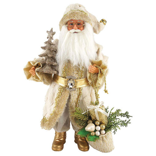Santa's Workshop 15in. Golden Splendor Santa Claus - image 