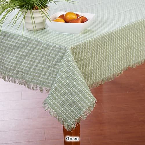 Homespun Woven Tablecloth