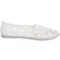 Womens Ashley Blue Canvas Lace Slip On Flats - image 3