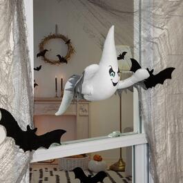 Northlight Seasonal 12in. Ghoulish Ghost 3D Window Decoration