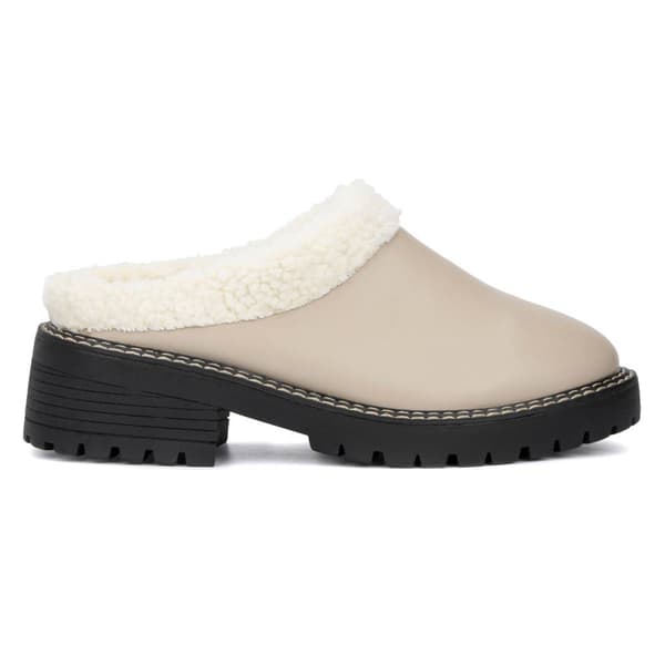 Womens Olivia Miller Marleigh Faux Fur Clogs