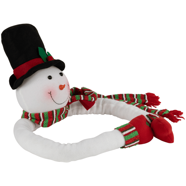 Northlight 45in. Plush Snowman Hugging Christmas Tree Topper
