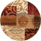 Tayse Impressions Madalyn Multi Round Rug - 5'3 - image 1