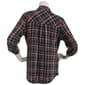 Plus Size Emily Daniels 3/4 Sleeve Plaid Hacci Blouse - Black/Red - image 3