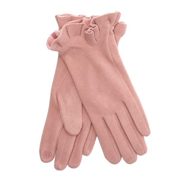 Womens Nanette Lepore Ruffle Gloves - image 