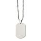 Mens Gentlemen's Classics&#40;tm&#41; Classic Steel Dog Tag Necklace - image 1