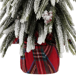 Northlight 14in. Mini Flocked Downswept Pine Christmas Tree
