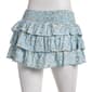 Juniors Derek Heart Challis Ruffle Floral Smock Waist Skort - image 3
