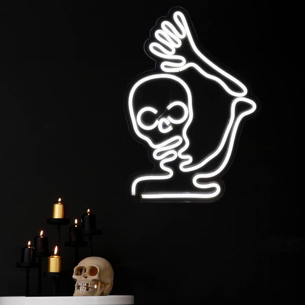 Northlight Seasonal 15in. LED Neon Skeleton Window Silhouette
