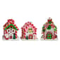 Kurt Adler 3.5in. LED Gingerbread Candy House Set of 3 - image 1