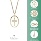 Brilliant Grown Lab-Grown Diamond Dangling Cross Pendant Necklace - image 5