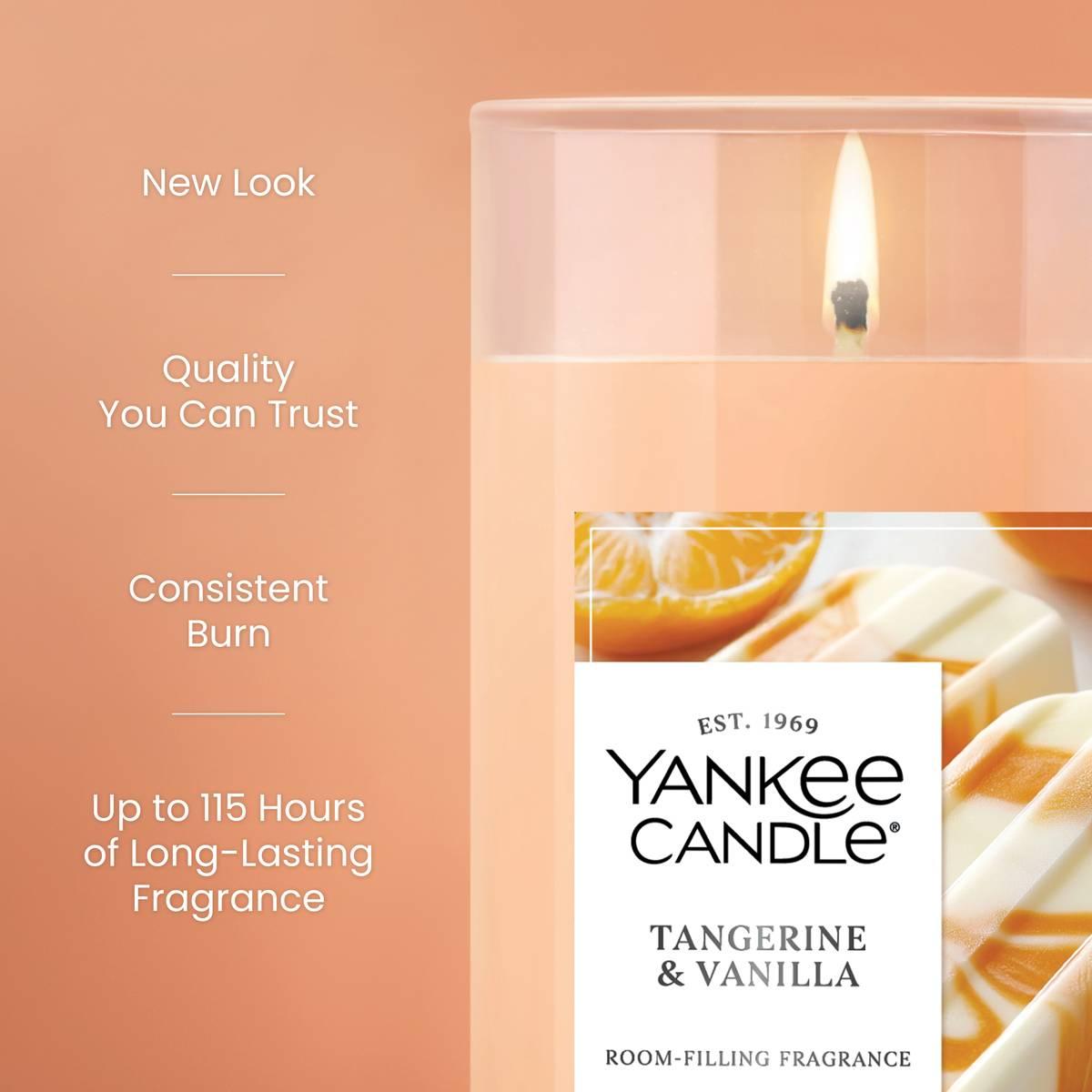 Yankee Candle® 14.25oz. Tangerine Vanilla Pillar Candle