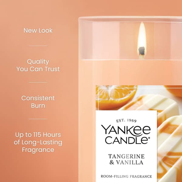 Yankee Candle® 14.25oz. Tangerine Vanilla Pillar Candle