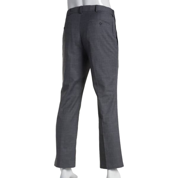 Mens Haggar&#174; Windowpane Dress Pants - Grey