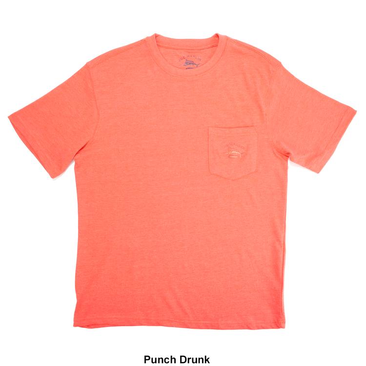 Mens Joe Marlin Embroidered Pocket Tee