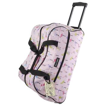Betsey Johnson Hat Box Luggage in Pink