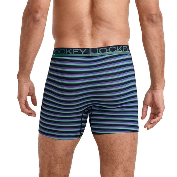 Mens Jockey® 3pk. True Style 6in. Geometric/Stripe Boxer Briefs
