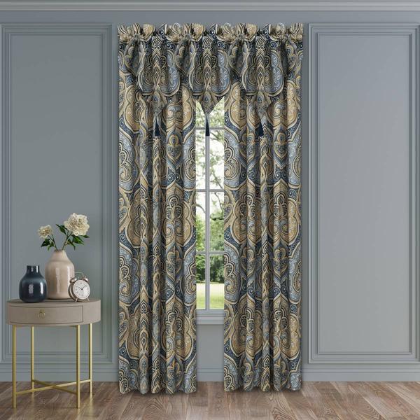 Royal Court Messina Damask Window Ascot Valance - 21x40