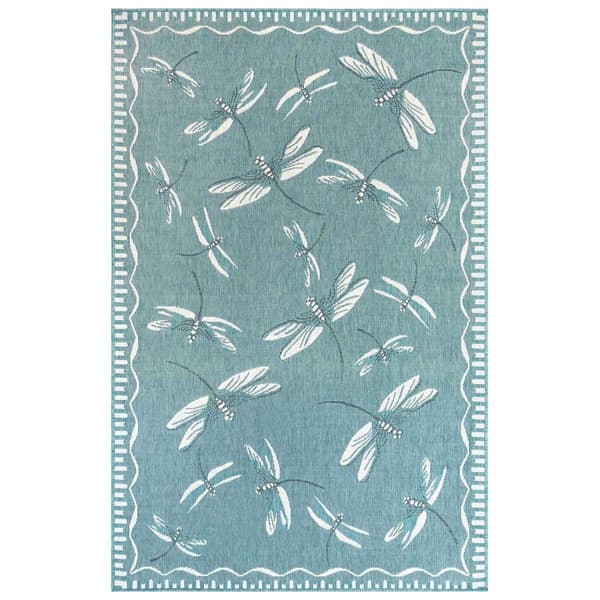 Liora Manne Carmel Dragonfly Rectangular Area Rug - image 