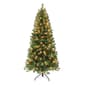 Puleo International 6ft. Pre-lit Incandescent Virginia Pine Tree - image 1