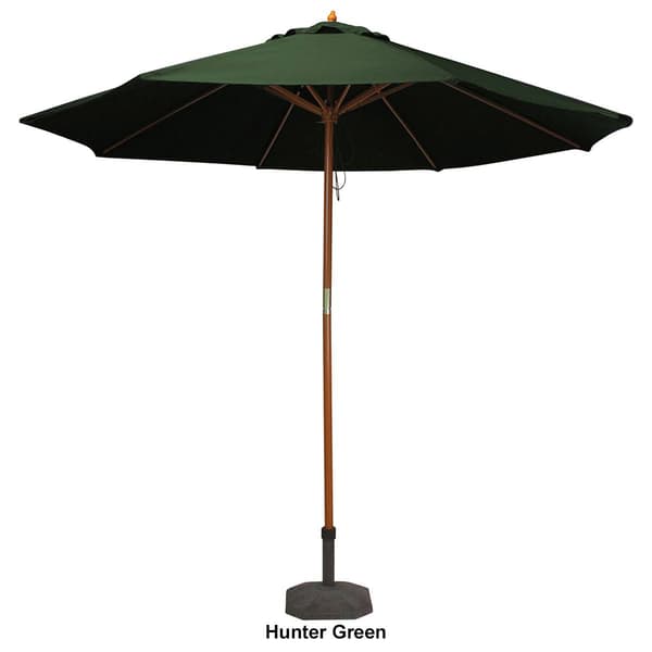 Northlight Seasonal 9ft. Patio Market Umbrella with Wood Pole