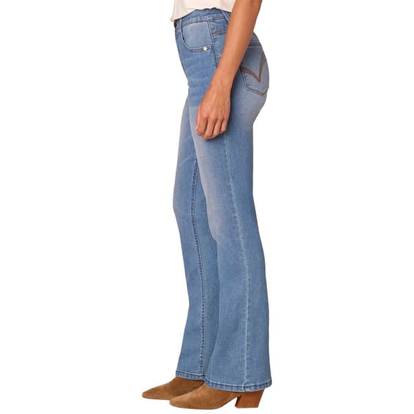 Womens Democracy “Ab”solution® High Rise Embroider Bootcut Jeans