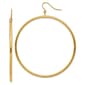Gold Classics&#40;tm&#41; 14kt. Gold 50x2mm Hoop Dangle Earrings - image 1