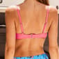 Womens Cupshe Solid Pink Underwire Bikini Swim Top - image 2