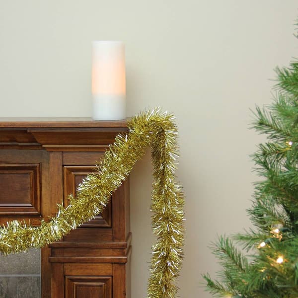 Northlight Seasonal 50ft. Gold Tinsel Christmas Garland