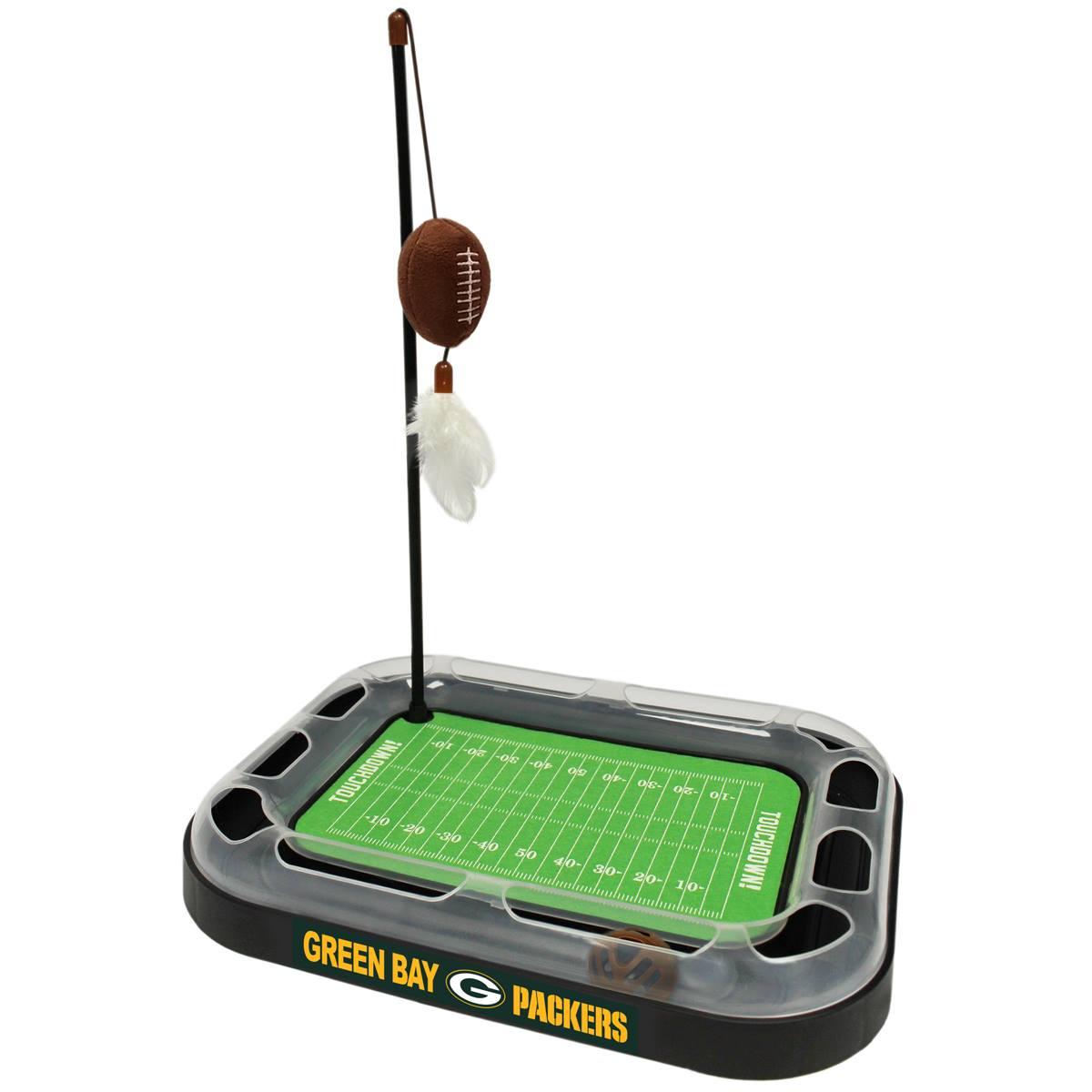 NFL Green Bay Packers Football Field Cat Scratcher