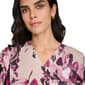 Womens Calvin Klein Long Sleeve Floral Pleated Blouse - image 3