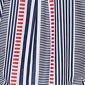 Womens Alfred Dunner Port Side V Neck Splice Stripe Blouse - image 6