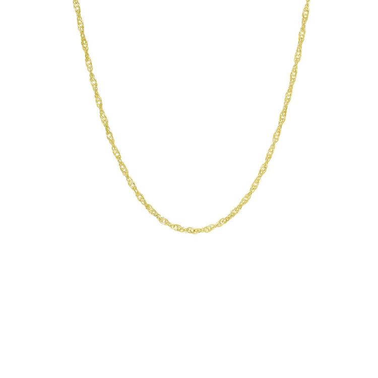 Gold Singapore 18in. Chain Necklace