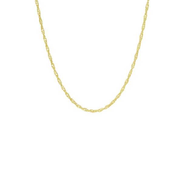 Gold Singapore 18in. Chain Necklace - image 