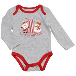 Baby Unisex &#40;3-9M&#41; Baby Essentials My 1st Christmas Bodysuit