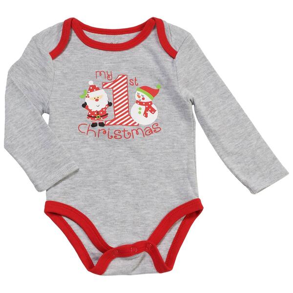 Baby Unisex &#40;3-9M&#41; Baby Essentials My 1st Christmas Bodysuit - image 